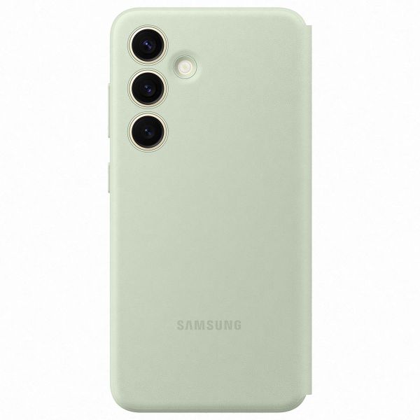 Samsung Original Coque S View Samsung Galaxy S24 - Light Green