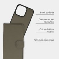 imoshion Étui portefeuille luxe 2-en-1 amovible Apple iPhone 13 Pro - Vert