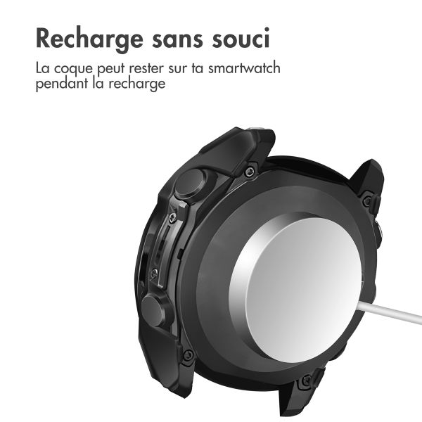 imoshion Coque rigide à couverture complète Garmin Fenix 8 - 51 mm - Noir
