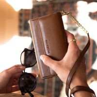 Selencia Pochette amovible en cuir végan Eny Samsung Galaxy S20 Ultra - Marron