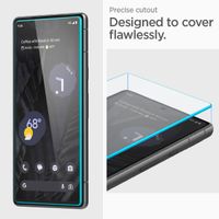 Spigen Protection d'écran en verre trempé GLAStR Fit 2 Paquets + Applicator Google Pixel 7a