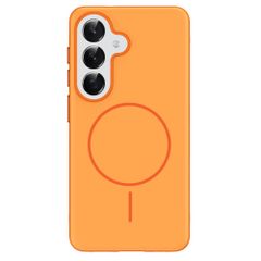 imoshion Coque arrière Color avec Thin MagSafe Ring Samsung Galaxy S25 - Orange