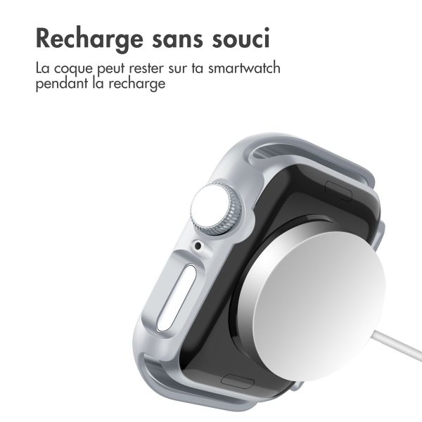 imoshion Coque rigide à couverture complète Apple Watch 10 / 11 - 46 mm - Argent