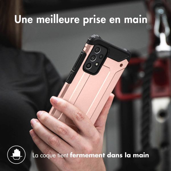 imoshion Coque Rugged Xtreme Samsung Galaxy A33 - Rose Doré