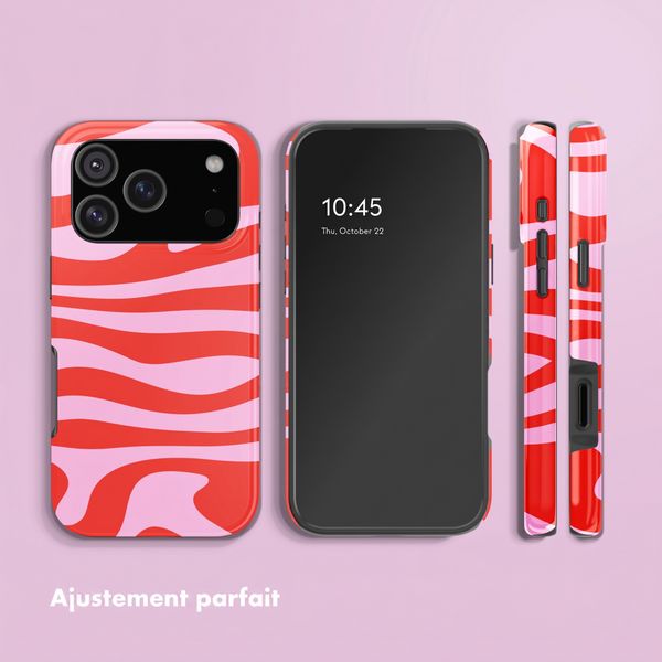 Selencia Coque arrière Vivid Apple iPhone 18 Pro - Dream Swirl Pink
