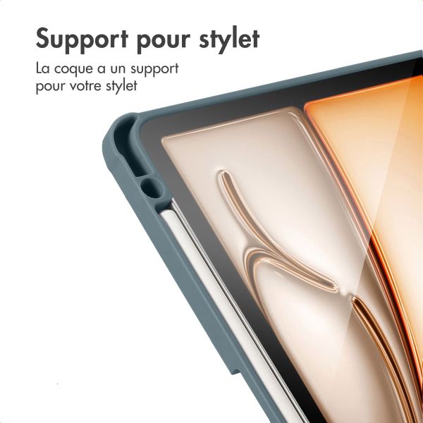 imoshion Coque tablette Origami Apple iPad Air 13 pouces (2026) M4 / (2025) M3 / (2024) M2 - Vert foncé