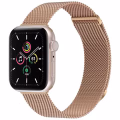 imoshion Bracelet magnétique milanais Apple Watch | 44/45/46/49 mm - Taille M - Rose Doré