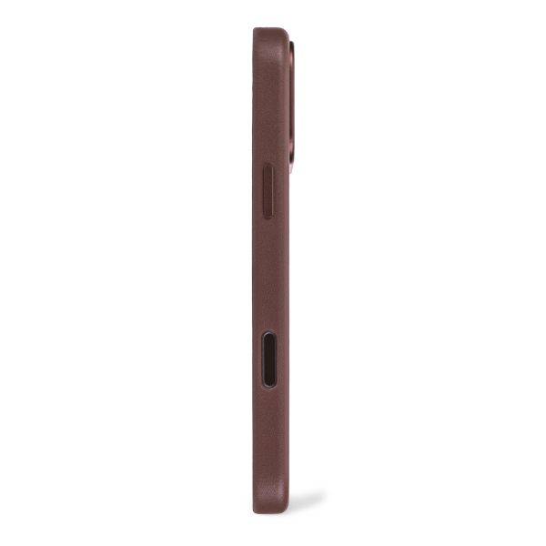 Decoded Coque en cuir MagSafe Apple iPhone 17 Pro - Chocolate Brown