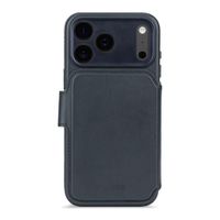 Decoded Portefeuille détachable 2 en 1 en cuir MagSafe Apple iPhone 17 Pro Max - Navy Shadow