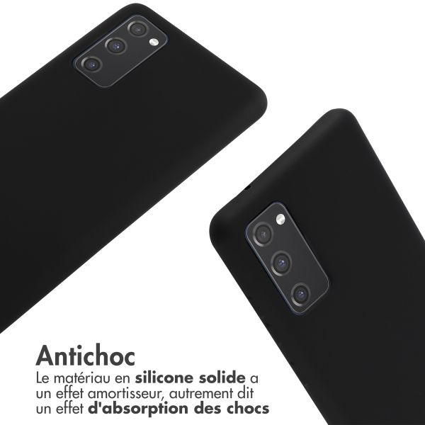 imoshion Coque en silicone avec cordon Samsung Galaxy S20 FE - Noir