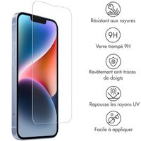 Accezz Protection d'écran en verre trempé 2-pack Apple iPhone 17e / 16e / 14 / 13 / 13 Pro