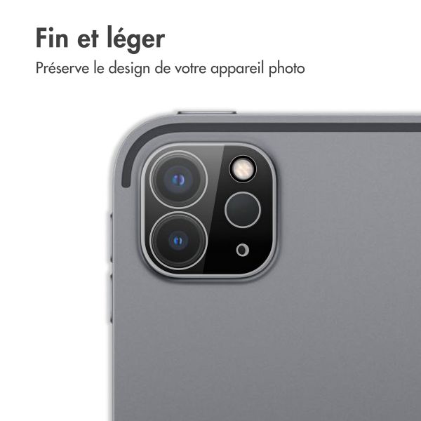 imoshion Protection d'écran camera en verre trempé 2 Pack Apple iPad Pro 11 (2020/2021/2022) / iPad Pro 12.9 (2020/2021/2022)
