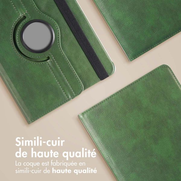 imoshion Coque tablette rotatif à 360° Samsung Galaxy Tab S10 Plus / Tab S9 FE Plus / Tab S9 Plus - Vert