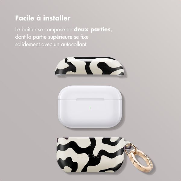 Selencia Coque Vivid  Apple Airpods Pro - Art Wave Black