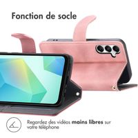 imoshion Etui de télephone portefeuille avec cordon Samsung Galaxy A17 (5G) / (4G) - Rose