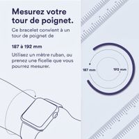 Apple Bracelet Solo tressé Apple Watch | 44/45/46/49 mm - Taille 10 - Rainforest