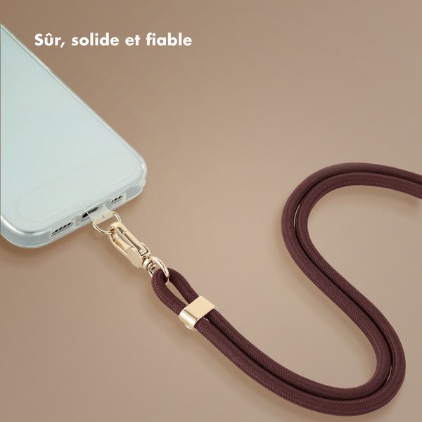 Selencia Cordon de téléphone universel - Terracotta