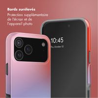 Selencia Coque arrière Vivid avec MagSafe Apple iPhone 18 Pro Max / 17 Pro Max - Gradient Soft Blush