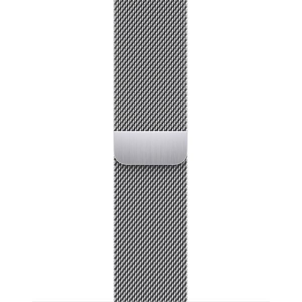 Apple Bracelet à boucle Milanais Apple Watch Series 1 t/m 9 / SE (38/40/41 mm) | Series 10 / 11 (42 mm) - Silver