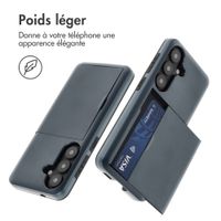 imoshion Coque arrière avec porte-cartes Samsung Galaxy S26 - Bleu foncé