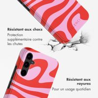 Selencia Coque arrière Vivid Samsung Galaxy S25 FE - Dream Swirl Pink