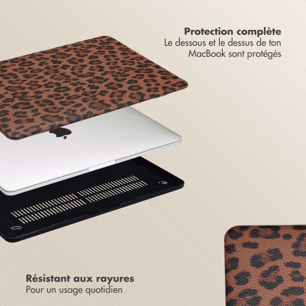 Selencia Coque Laptop Sabi Apple MacBook Air 15 pouces (2023 / 2024 M3 / 2025 M4 / 2026 M5) - Mocha Brown