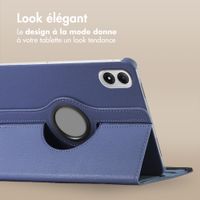imoshion Coque tablette rotatif à 360° Xiaomi Redmi Pad 2 Pro / Poco Pad M1 - Bleu foncé