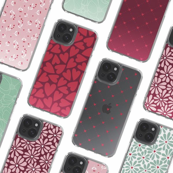 imoshion Coque Design Apple iPhone 15 - Hearty Coral Dust