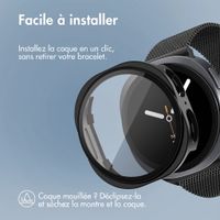 imoshion Coque rigide à couverture complète Samsung Galaxy Watch 8 (40 mm) - Noir