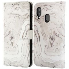 imoshion Étui de télephone portefeuille Design Samsung Galaxy A20e - Sandy Marble
