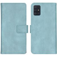 imoshion Étui de télephone portefeuille de luxe Samsung Galaxy A51 - Bleu clair