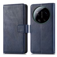 imoshion Étui de télephone portefeuille de luxe Xiaomi 17 Ultra - Bleu foncé