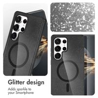 imoshion Coque Pailletée avec MagSafe Samsung Galaxy S24 Ultra - Glitter Noir