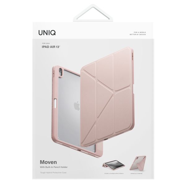 Uniq Étui Moven Apple iPad Air 13 pouces (2026) M4 / (2025) M3 / (2024) M2 - Blush Pink