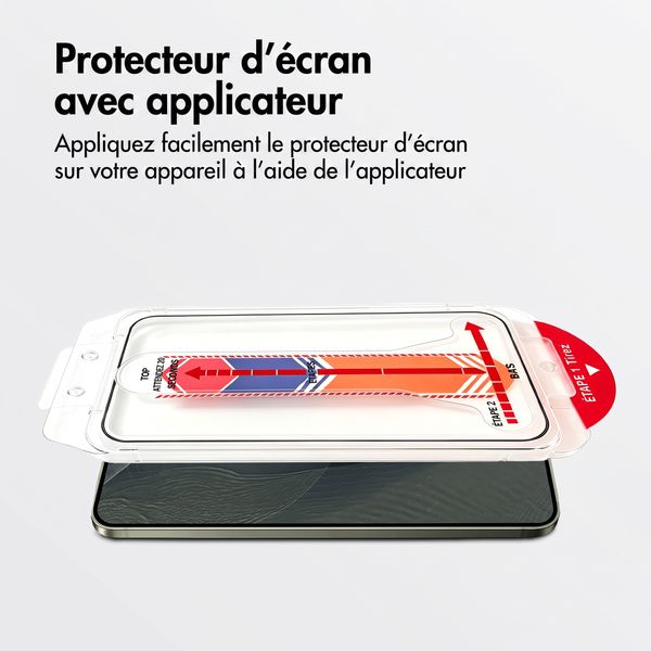 Accezz Protecteur d'écran en verre trempé + Applicateur Google Pixel 11