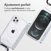imoshion Coque MagSafe avec cordon amovible Apple iPhone 12 Pro Max - Transparent