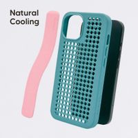 Callbuddy Coque avec strap Apple iPhone 17e / 16e / 15 / 14 / 13 - Miami Vice