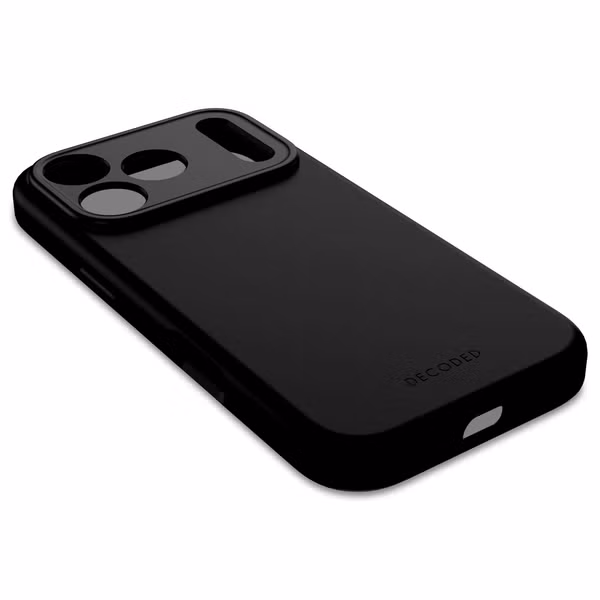 Decoded Coque en silicone MagSafe Apple iPhone 17 Pro - Phantom Black