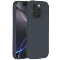 Accezz Coque Liquid Silicone avec MagSafe Apple iPhone 16 Pro - Bleu foncé