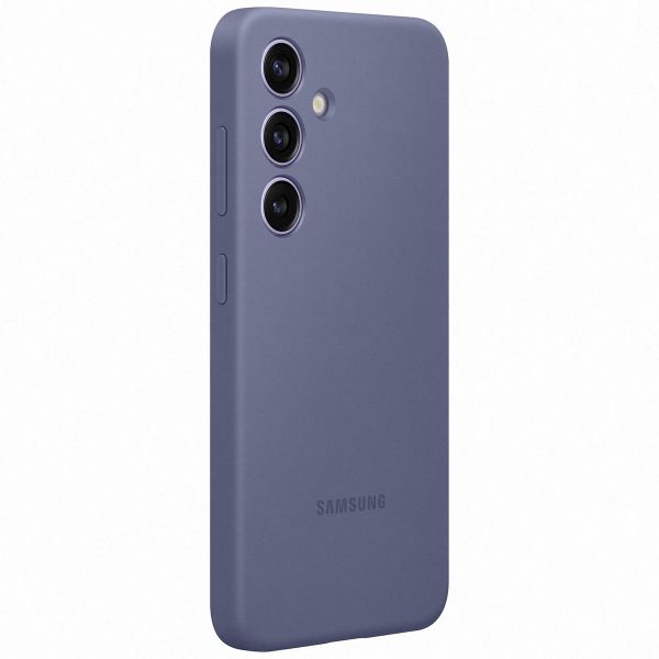 Samsung Original Coque en silicone Samsung Galaxy S24 - Violet