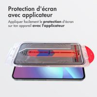 Accezz Protection d'écran en verre trempé avec filtre de confidentialité + Applicateur Samsung Galaxy A57 (5G)