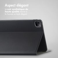 Accezz Coque tablette Classic Apple iPad Pro 12.9 (2020/2021/2022) - Noir
