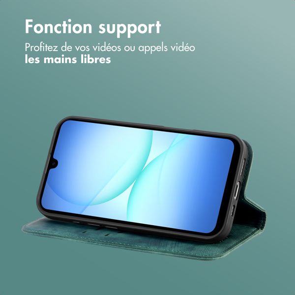imoshion Étui de téléphone portefeuille Slim Samsung Galaxy A17 (5G) / (4G) - Vert