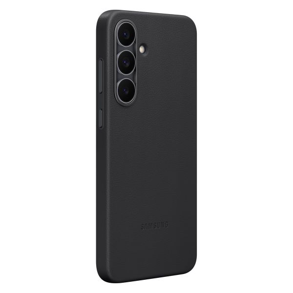 Samsung Original Coque KindSuit en Cuir Végan Samsung Galaxy S25 FE - Noir