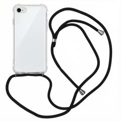 imoshion Coque arrière transparente avec cordon Apple iPhone SE (2022 / 2020) / 8 / 7 - Noir