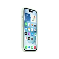 Apple Coque en silicone MagSafe Apple iPhone 15 - Soft Mint