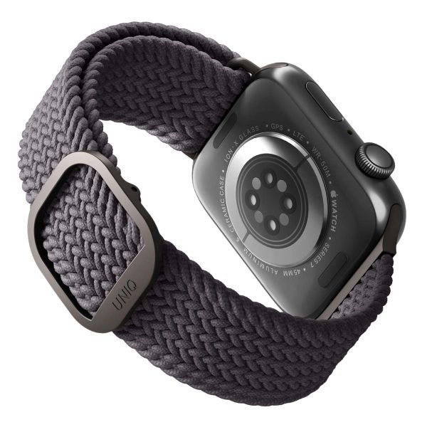 Uniq Bracelet tressé Aspen Apple Watch | 38/40/41/42 mm - Granite Grey