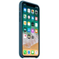 Apple Coque en silicone Apple iPhone X - Cosmos Blue