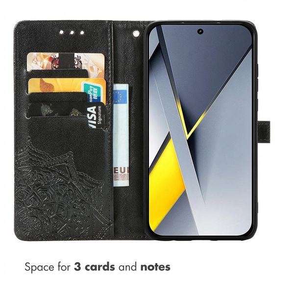 imoshion Etui de télephone Mandala Xiaomi Poco F8 Pro - Noir