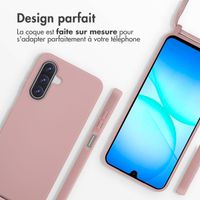 imoshion Coque en silicone avec cordon Samsung Galaxy A17 (5G) / (4G) - Sand Pink
